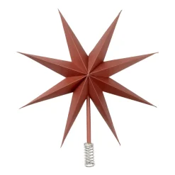 Toppstjärna Ø30 cm, Pompeian red