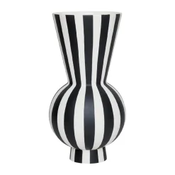 Toppu vas Ø14,5 cm, Black-white
