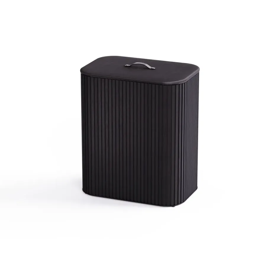Tota Luxe tvättkorg 90 L, Black