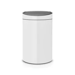 Touch Bin Plast 40 L, Vit