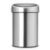 Touch Bin soptunna 3 liter vägghängd, matt steel