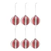 Tradition julgranskula 6-pack, Red/white