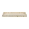 Travertine dekorationsbricka 16x31 cm, Linen