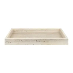 Travertine dekorationsbricka 30x40 cm, Linen