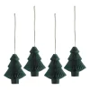 Tree julgranshänge 4-pack, Forest Green