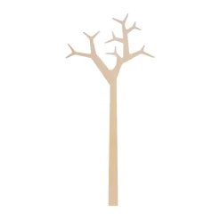 Tree wall rockhängare Special Edition 194 cm, Vitpigmenterad furu