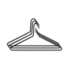 Triangel galge 3-pack, Svart