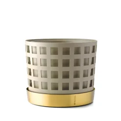 Trio Pot Square Kruka, beige, medium Ø18 cm