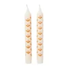 Tulip kronljus 2-pack, White-soft pink