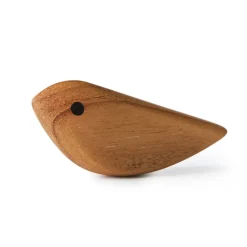 Twirling Bird dekoration S, Teak