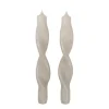 Twist twisted candles skruvade ljus 23 cm 2-pack, Rainy day