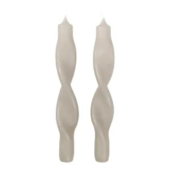 Twist twisted candles skruvade ljus 23 cm 2-pack, Rainy day