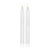Twisted LED-ljus 25 cm 2-pack, Vit