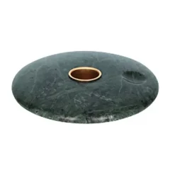 Uyuni Chamber ljusstake Ø11,6 cm, Grön marmor