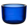 Valkea ljuslykta glas 60 mm, Ultramarinblå