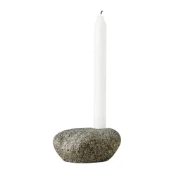 Valley ljusstake 6 cm, Natursten