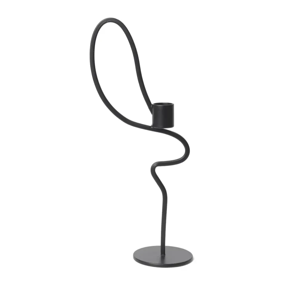 Valse ljusstake high, Black