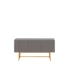 Vass 40 135 sideboard, storm grey, vit ek p2 stativ