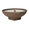 Vei ljus utomhus, Brown, Ø30x12,5 cm