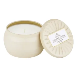 Vermeil Mini Tin doftljus 25 timmar, Coconut Papaya