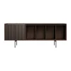 Vipp Cabinet H1 sideboard med ben, Dark oak-marble, doors