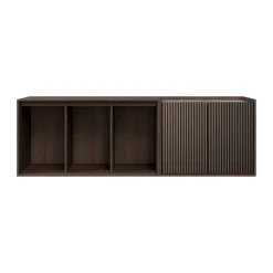 Vipp Cabinet H5 sideboard, Dark oak-marble, doors