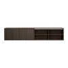 Vipp Cabinet H6 sideboard, Dark oak-marble, doors
