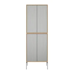 Vipp Cabinet H4 skåp med ben, Light oak, doors