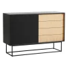Virka sideboard high 120x40x82 cm, Svart - ek