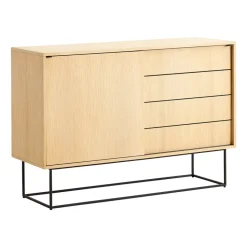 Virka sideboard high 120x40x82 cm, Ek