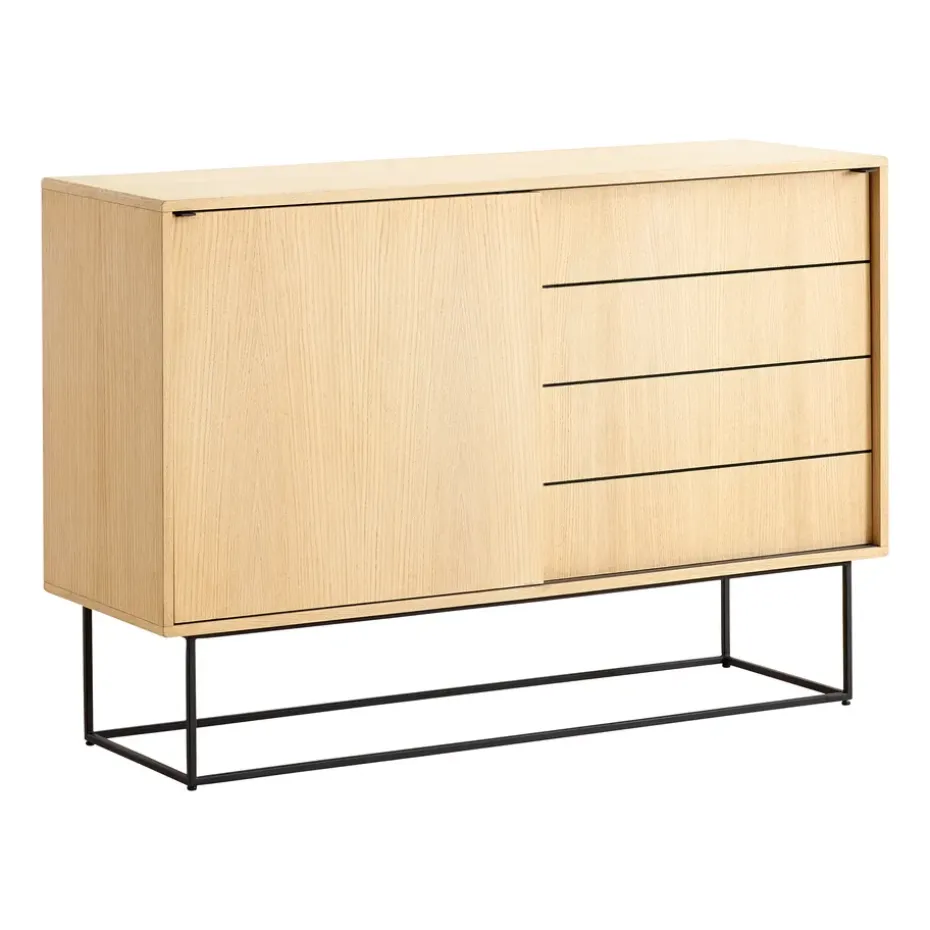 Virka sideboard high 120x40x82 cm, Ek