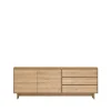 Wave sideboard, Vaxoljad ek 2 dörrar 3 lådor