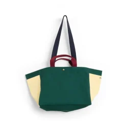 Weekend Bag Organic väska S, Dark green multi