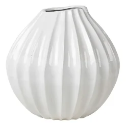 Wide vas ivory, 40 cm