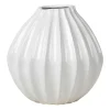 Wide vas ivory, 30 cm