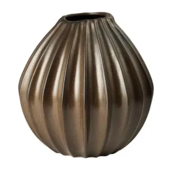 Wide vas L 30 cm, Brown
