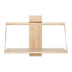 Wood Wall vägghylla Medium 45x20x32 cm, Oak