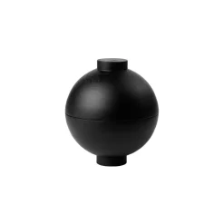 Wooden Sphere skål XL Ø16x18 cm, Svart