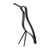 Woody bird high 25 cm, Black stained oak