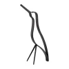 Woody bird high 32 cm, Black stained oak