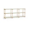 Woody hylla, Oak-clear glass, low